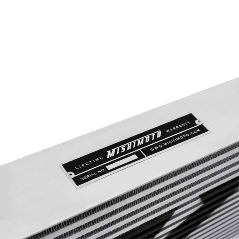 Mishimoto Universal Silver R Line Intercooler Overall Size: 31x12x4 Core Size: 24x12x4 Inlet / Outle - MMINT-UR