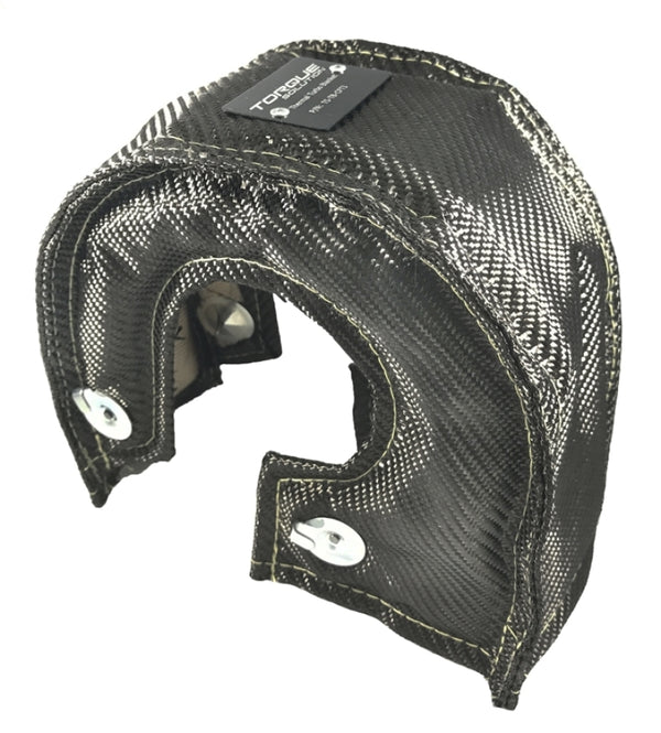 Torque Solution Thermal Turbo Blanket (Carbon Fiber) Fits GT25, GT28, GT30, GT32, GT35, GT37 - TS-TB-CFT3 by Torque Solution
