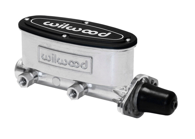 Wilwood High Volume Tandem Master Cylinder - 1 1/8in Bore Ball Burnished - 260-8556-P by Wilwood