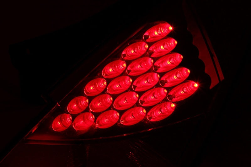 ANZO 2003-2005 Nissan 350Z LED Taillights Red - 321083