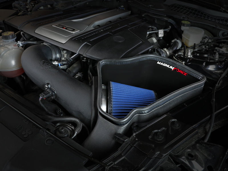 AFe Magnum FORCE Stage-2 Cold Air Intake System w/Pro 5R Filter Media 18-23 Ford Mustang - 54-13039R