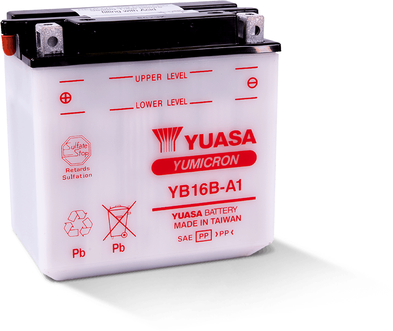 Yuasa YB16B-A1 Yumicron 12 Volt Battery - YUAM22161 by Yuasa Battery