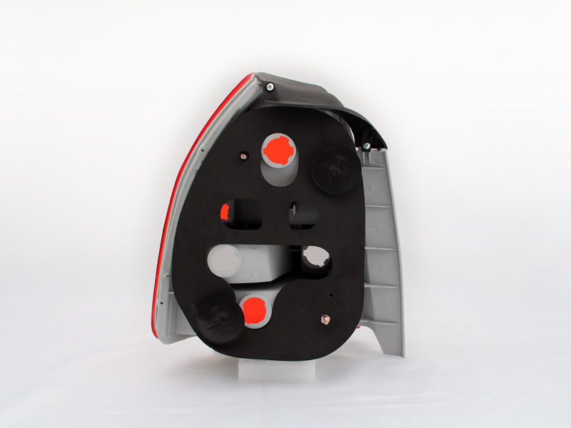 ANZO 1996-2000 Honda Civic Taillights Red/Smoke - 221193