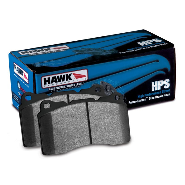 Hawk HPS Street Brake Pads - HB490F.665 for 1998-2019 Toyota Tacoma - front view
