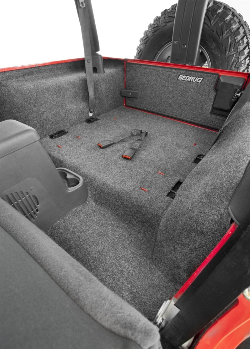 BedRug 03-06 Jeep LJ Unlimited Rear 4pc Cargo Kit (Incl Tailgate &amp; Tub Liner) - BRLJ04R