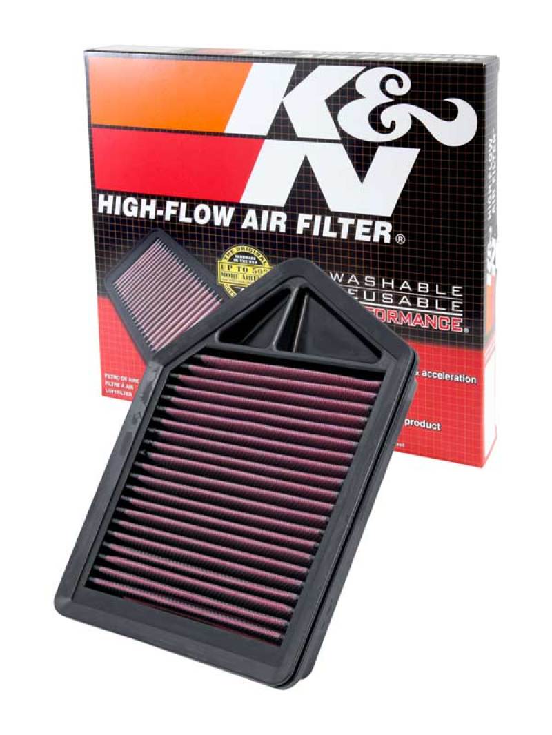 K&N 10 Honda CR-V 2.4L-L4 Drop In Air Filter - 33-2437