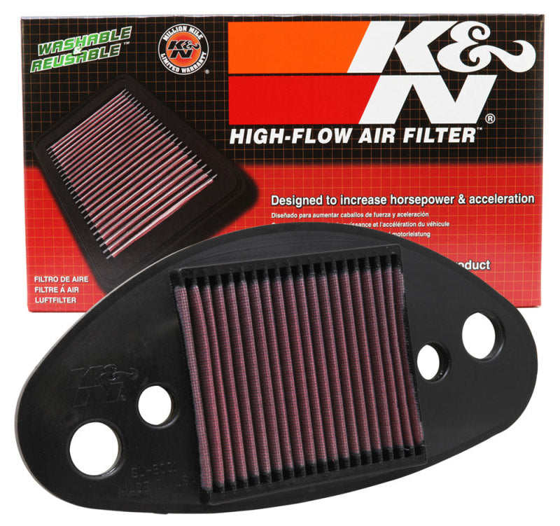 K&N Replacement Air Filter for 01-04 Suzuki VL800LC Intruder / 05-08 Boulevard - SU-8001