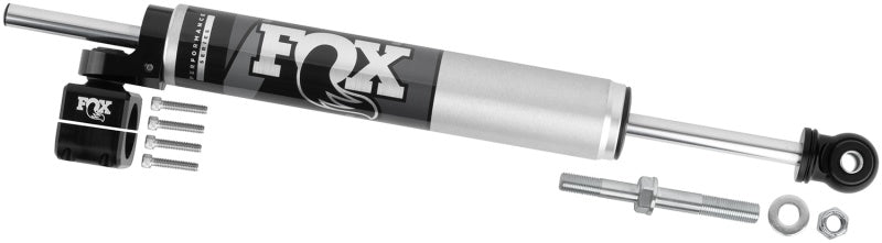 Fox 2007+ Jeep JK 8.2in 2.0 Tie Rod Clamp Steering Stabilizer - 985-02-122