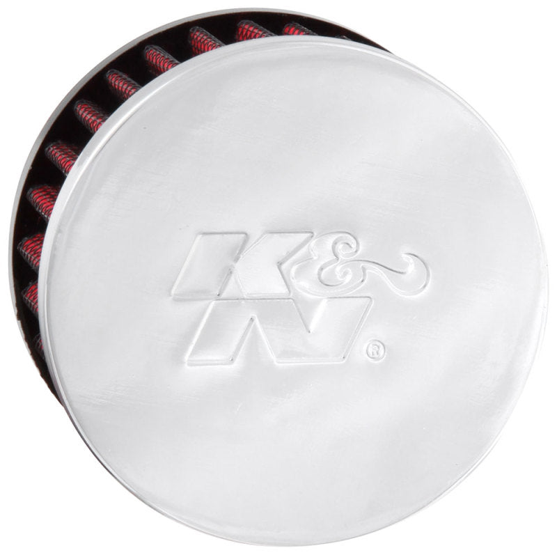 K&N .5in Flange ID x 3in OD x 3.25in H Rubber Base Crankcase Vent Filter - 62-1495