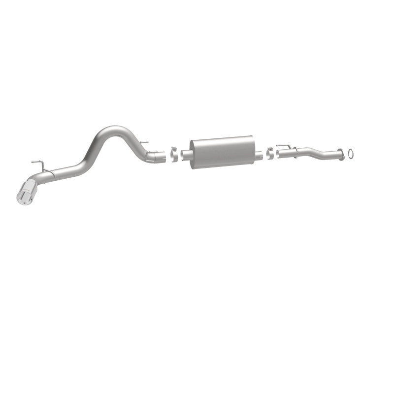MagnaFlow Cat-Back 2016 Toyota Tacoma 3.5L V6 SS 3in Single Pass Side Exit Rear 4in Tip - 19291