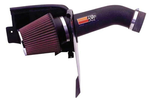 K&N 02-03 Jeep Liberty V6-3.7L Performance Intake Kit - 57-1528 for 2002-2003 Jeep Liberty - front view