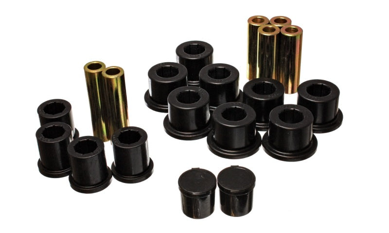 Energy Suspension Rear Spring Bushing Set - Black - 5.2118G for 2003-2009 Dodge Ram 2500 - front view