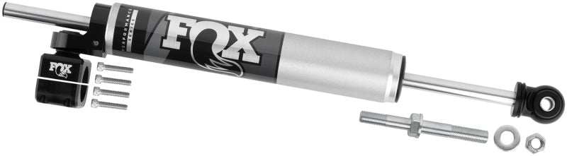 Fox 2007+ Jeep JK 8.2in 2.0 Tie Rod Clamp Steering Stabilizer - 985-02-122