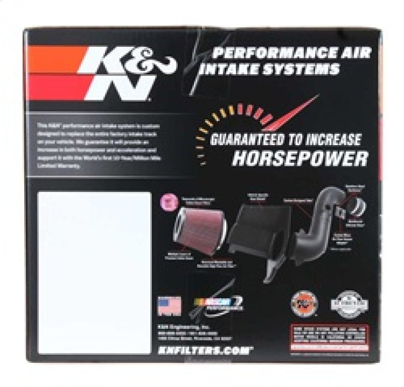 K&N 63 Series Aircharger Performance Intake Kit Chevy/GMC 14-15 Silverado/Sierra 1500 5.3L/6.2L V8 - 63-3082