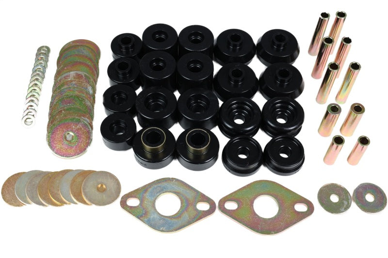 Energy Suspension 96-99 Toyota 4Runner 2WD/4WD Black Body Mount Bushing Set - 8.4111G for 1996-1999 Toyota 4Runner - front vi