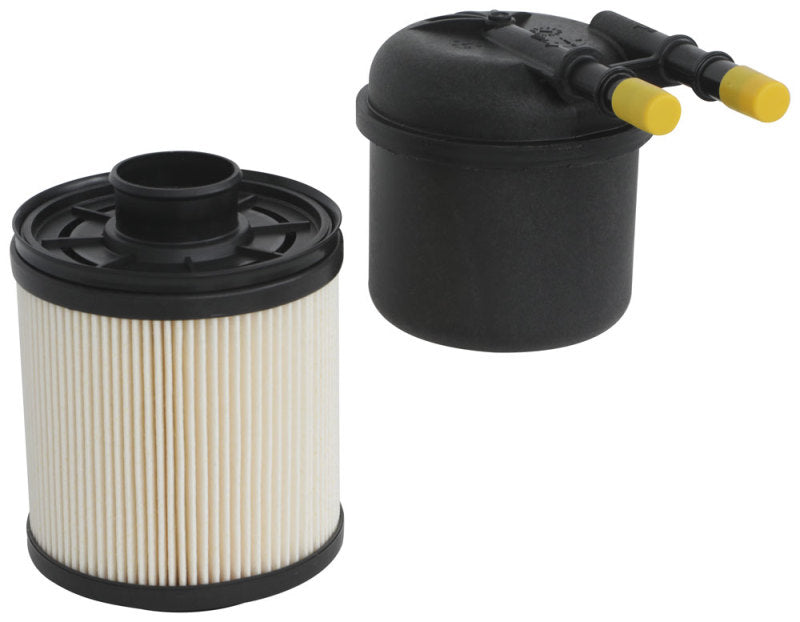 K&N 11-16 Ford 6.7L V8 Fuel Filter - PF-4700 for 2011-2016 Ford F 250 - angle view