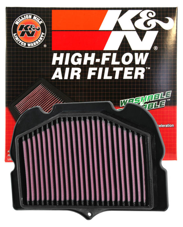K&N 08-09 Suzuki GSX1300R Hayabusa Replacement Air Filter - SU-1308 for 2008-2020 Suzuki GSX1300R Hayabusa - front view