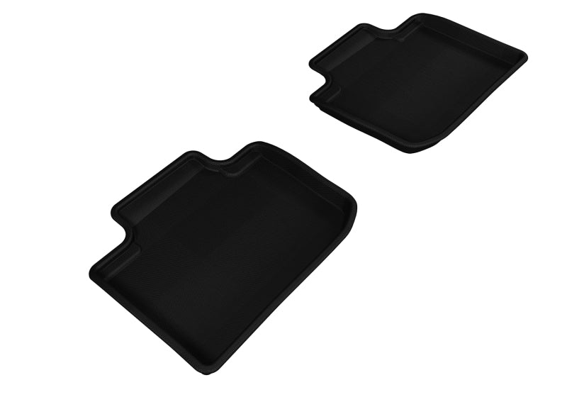 3D MAXpider 2014-2025 Lexus IS Kagu 2nd Row Floormats - Black - L1LX03421509