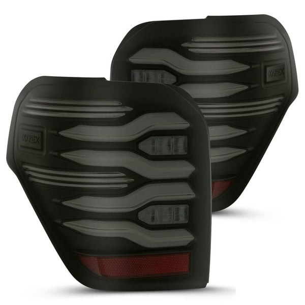 AlphaRex 10-21 Toyota 4Runner LUXX LED Taillights Blk w/Activ Light/Seq Signal - 690040 for 2010-2022 Toyota 4Runner - front 