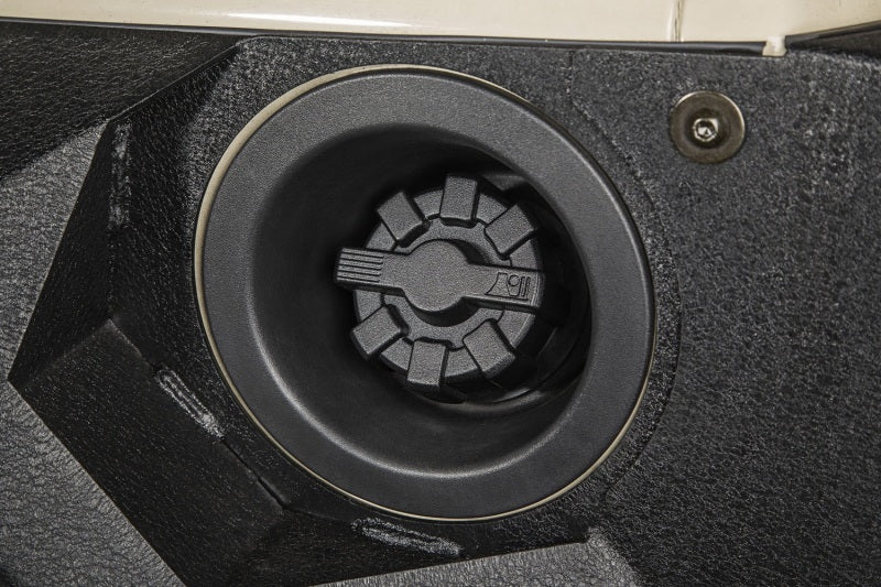 Rugged Ridge 01-19 Jeep Wrangler TJ/LJ/JK/JL Black Elite Aluminum Fuel Cap - 11229.10