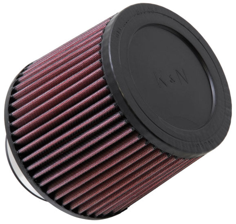K&N Filter Universal Rubber Filter 3in Flange ID 6in Base OD 5.125in Top OD 5in Height - RU-3570 for 2008-2015 Scion xB - fro