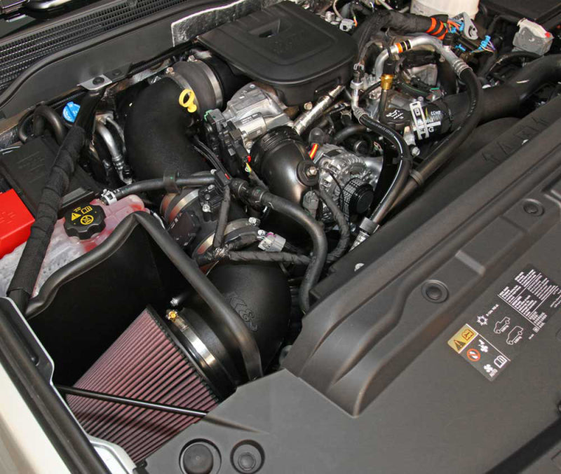 K&N FIPK Chevy/GMC 2500/3500 V8 6.6L Performance Intake Kit - 57-3077 for 2011-2014 Chevrolet Silverado 2500 - detail view