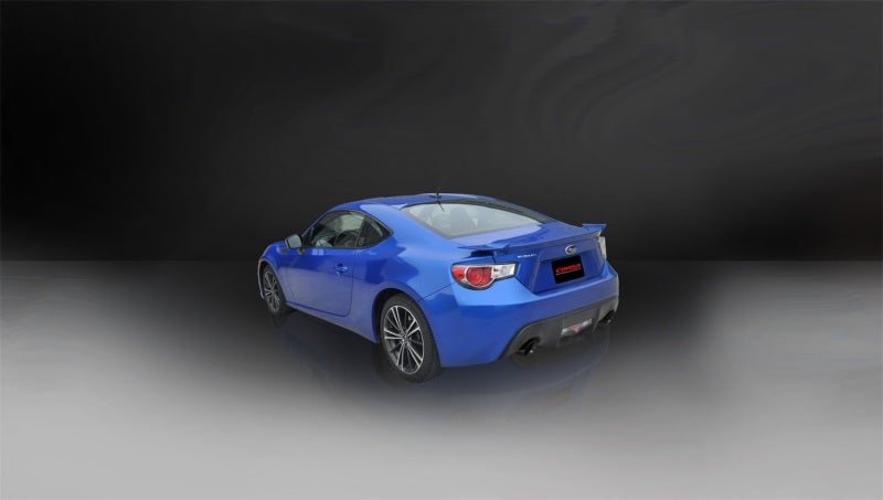 Corsa 12-14 Scion FRS / Subaru BRZ Black Tip Sport Cat-Back Exhaust - 14864BLK