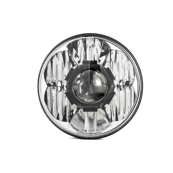 KC HiLiTES 07-18 Jeep JK 7in. Gravity LED Pro DOT Approved Replacement Headlight (Single) - 4234 for 2007-2018 Jeep Wrangler 