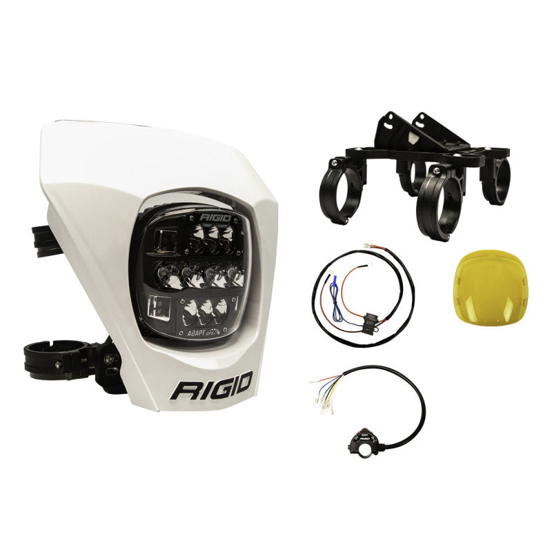 Rigid Industries Adapt XE LED Moto Kit - Black - 300416