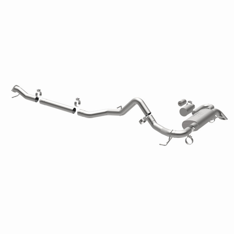 MagnaFlow 2021 Ford Bronco Overland Series Cat-Back Exhaust w/ Single Straight Driver Exit- No Tip - 19559