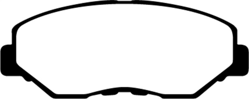 EBC 13-15 Acura ILX 1.5 Hybrid Yellowstuff Front Brake Pads - DP41655R