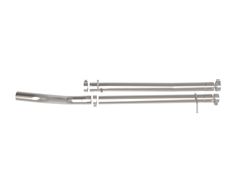 aFe Vulcan Series 3in 304 Stainless Steel Muffler Delete Pipe 2021 Ram 1500 TRX V8-6.2L (sc) - 49C32085NM