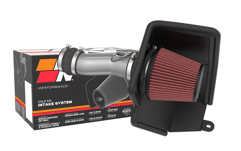 K&amp;N 2022 Honda Civic 1.5L Turbo L4 Silver Typhoon Intake - 69-1509TC