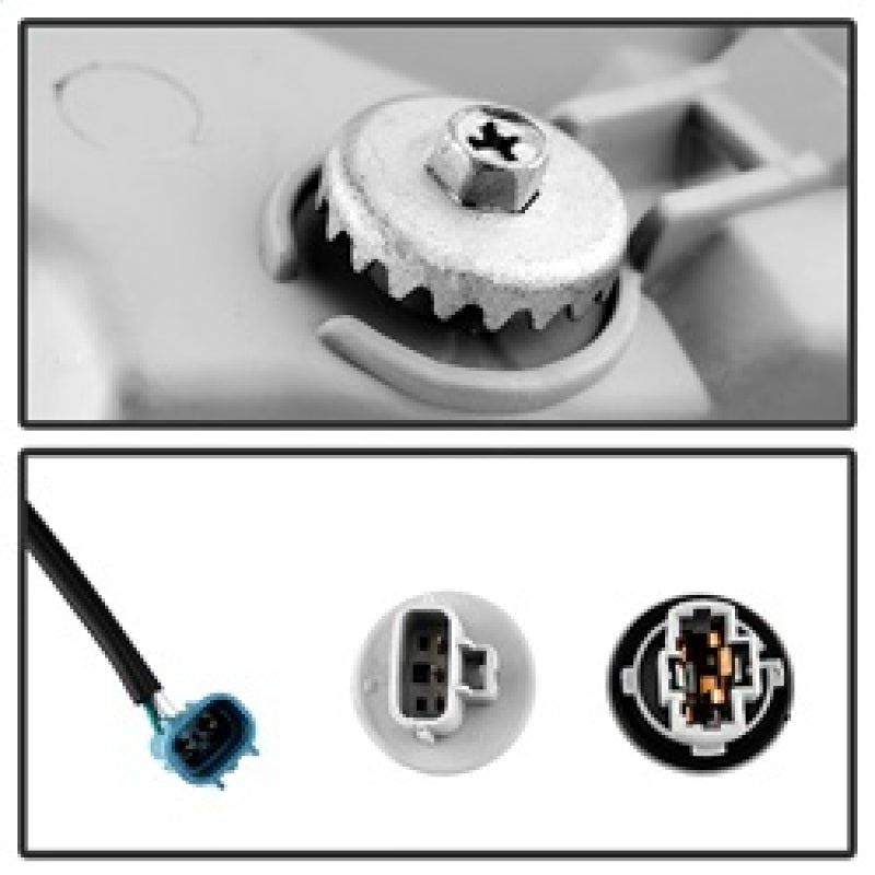 Xtune Toyota Tundra Double Cab 05-06 OEM Style Headlights &amp; Corner Lights Black HD-JH-TTUN05-AM-BK - 9034336
