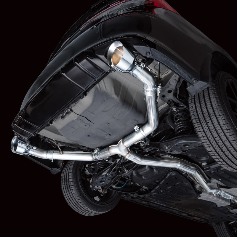AWE Tuning 22+ Honda Civic Si/Acura Integra Track Edition Catback Exhaust - Dual Chrome Silver Tips - 3020-32331