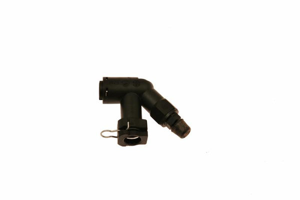 McLeod Fitting Elbow Connector W/Bleed Screw For Wire Clip Male Plug In Fittings - 139250 for 2005-2025 Ford Mustang - front 