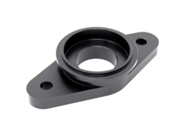 Torque Solution Billet Stock to Tial Blowoff Valve Adapter(Black): Mitsubishi Eclipse/Talon1G 90-94 - TS-1G-TIAL-BK by Torque