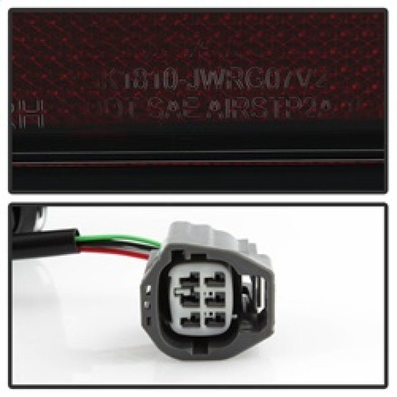 Spyder 07-16 Jeep Wrangler Verison 2 Light Bar LED Tail Lights - Smoke (ALT-YD-JWA07V2-LBLED-BSM) - 5084781