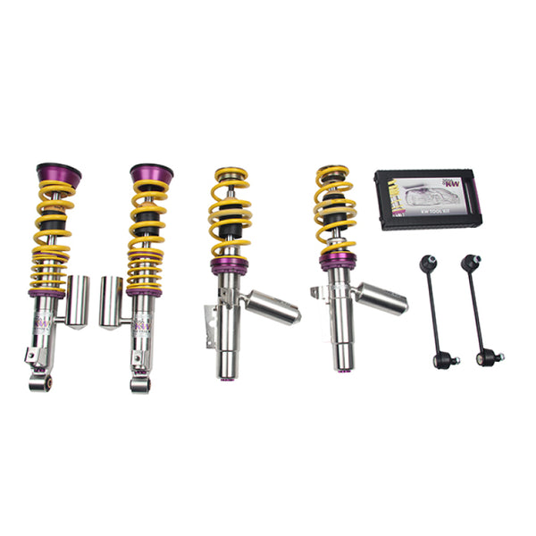 KW Coilover Kit V3 Porsche 911 (996) Turbo - 35271003 for 1998-2005 Porsche 911 - front view