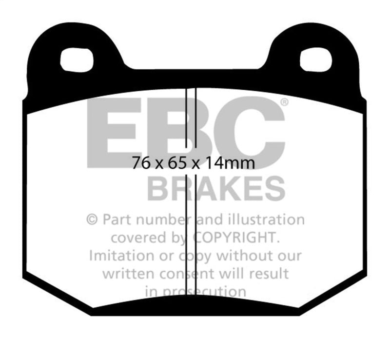 EBC 03-04 Infiniti G35 3.5 (Manual) (Brembo) Bluestuff Rear Brake Pads - DP51537NDX