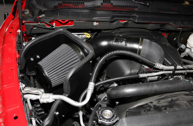 K&N 09-13 Dodge Ram 1500 Pickup 5.7L V8 / 11-13 Ram 1500 5.7L V8 Black Performance Intake Kit - 71-1561