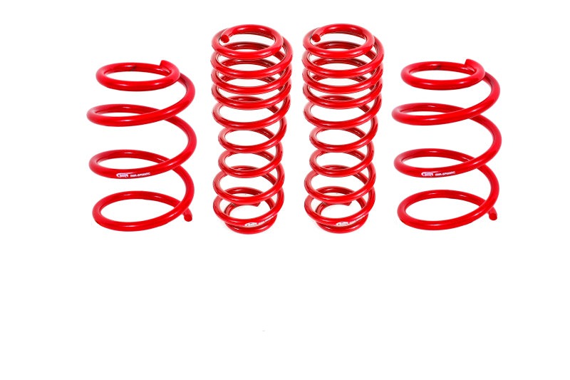 BMR 05-14 S197 Mustang GT Handling Version Lowering Springs (Set Of 4) - Red - SP065R