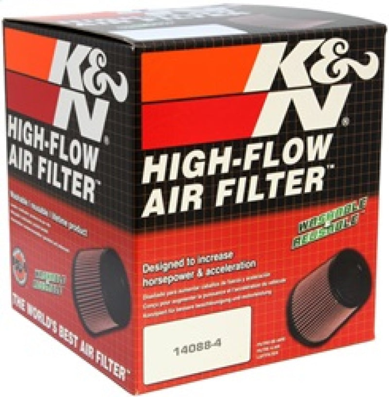 K&N Universal Clamp-On Air Filter 3in FLG / 6in B / 4-1/2in T / 6in H - RU-4180 for 2004-2008 Nissan Maxima - alternate view