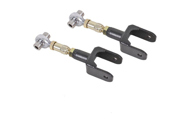BMR 79-04 Fox Mustang Upper Control Arms On-Car Adj. Rod Ends - Black Hammertone - UTCA041H for 1979-2004 Ford Mustang - fron