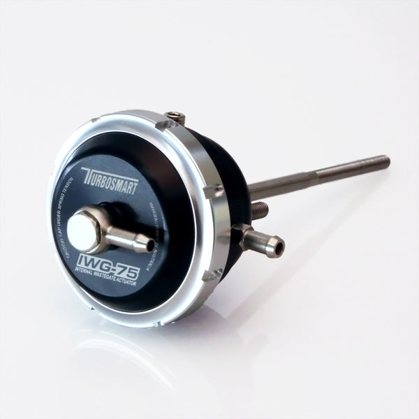 Turbosmart Universal IWG75 Borg Warner EFR Twin Port B1 Single Scroll 120mm Rod Black 14PSI IWG - TS-0620-1143 by Turbosmart 