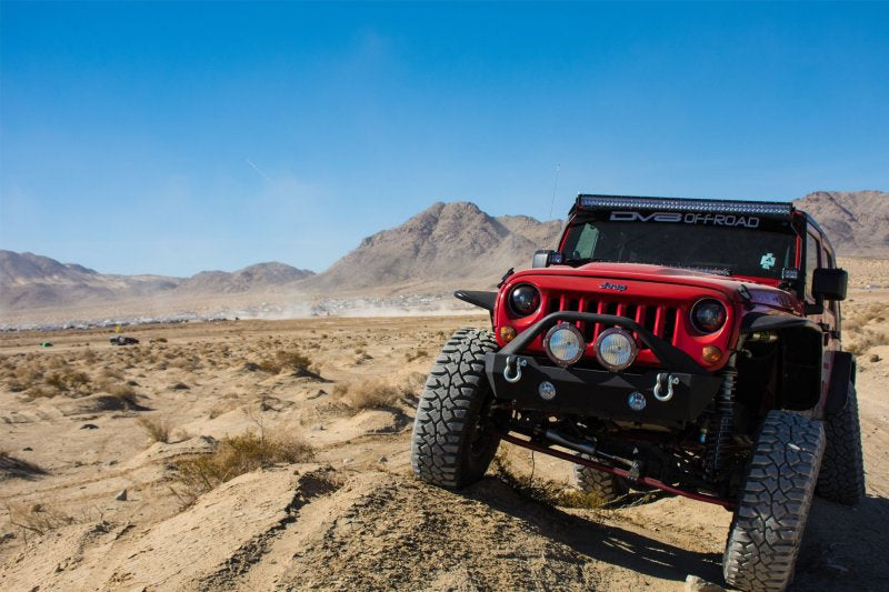 DV8 Offroad 07-18 Jeep Wrangler JK Front &amp; Rear Flat Tube Fenders - FENDB-02