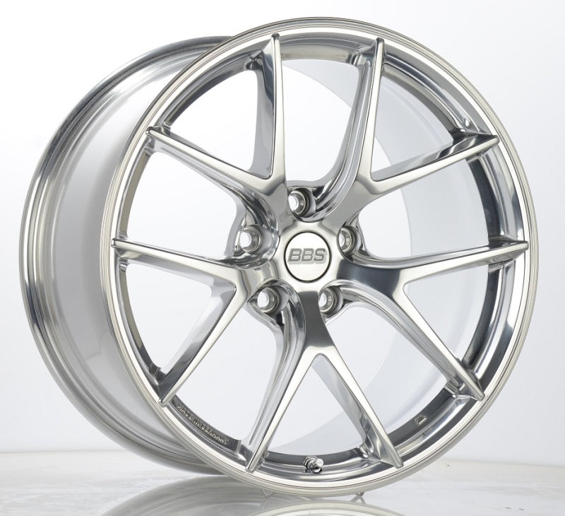 BBS CI-R 20x11.5 5x120 ET52 Ceramic Polished Rim Protector Wheel -82mm PFS/Clip Required - CI0801CP