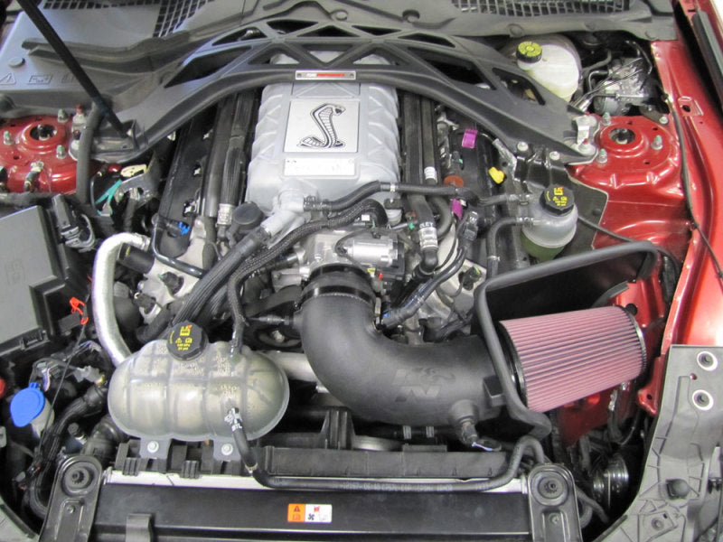 K&amp;N 20-21 Ford Mustang GT500 5.2L V8 Aircharger Performance Intake - 63-2515