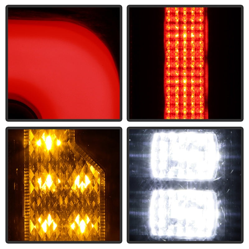 Spyder 21-23 Ford Bronco (Factory LED Model Only) LED Tail Lights - Black (ALT-YD-FB21LED-LED-BK) - 5088765