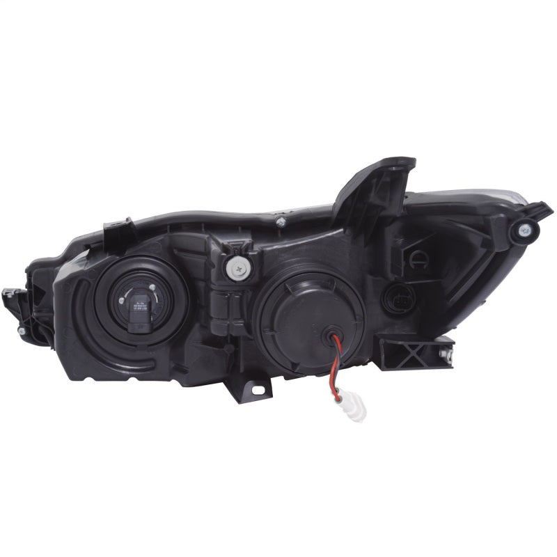 ANZO Projector Headlights With Plank Style Design Black w/Amber 15-16 Toyota Camry (4DR) - 121518